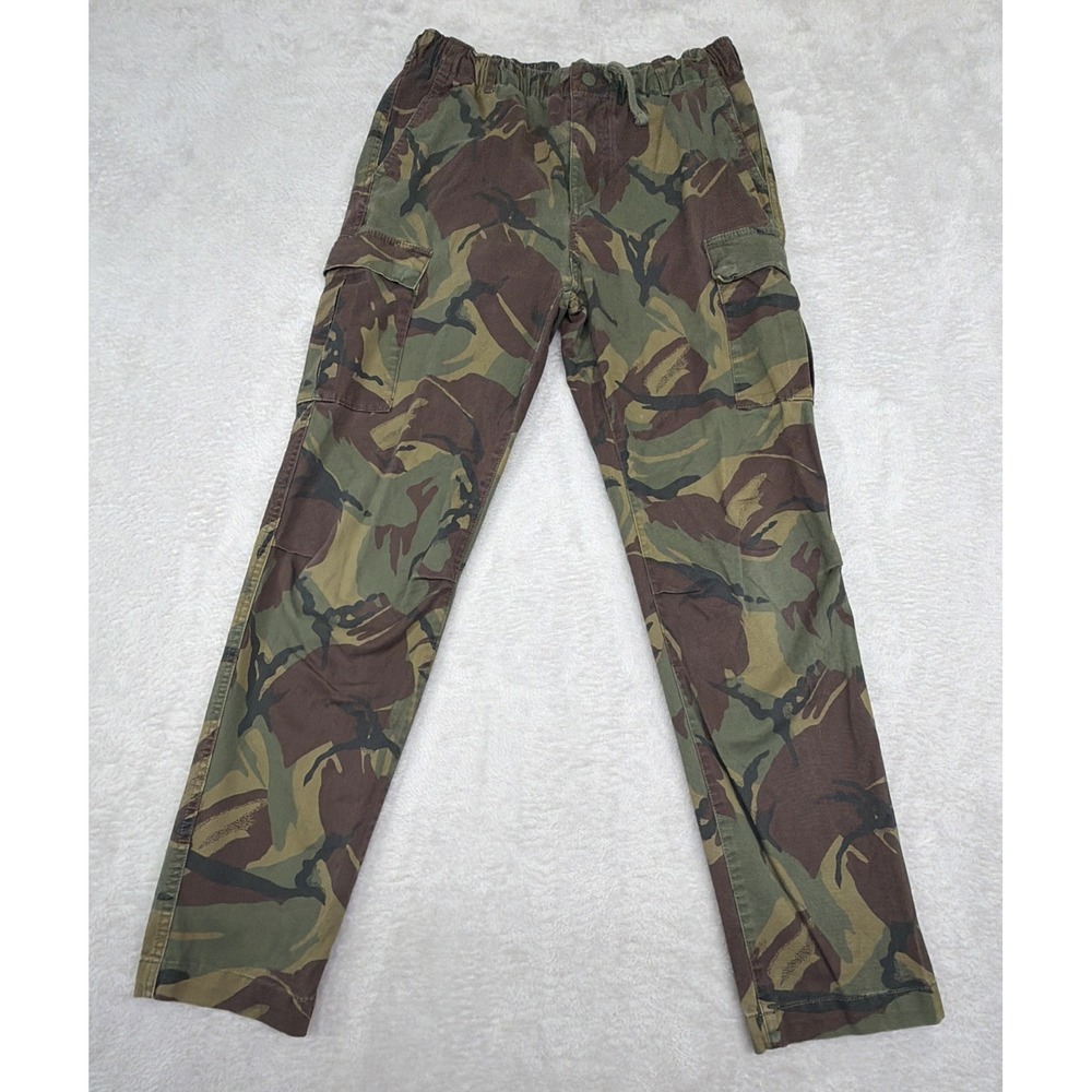 Polo Ralph Lauren Youth Camo Cargo Pants Size 18 Green Multi Pocket Military